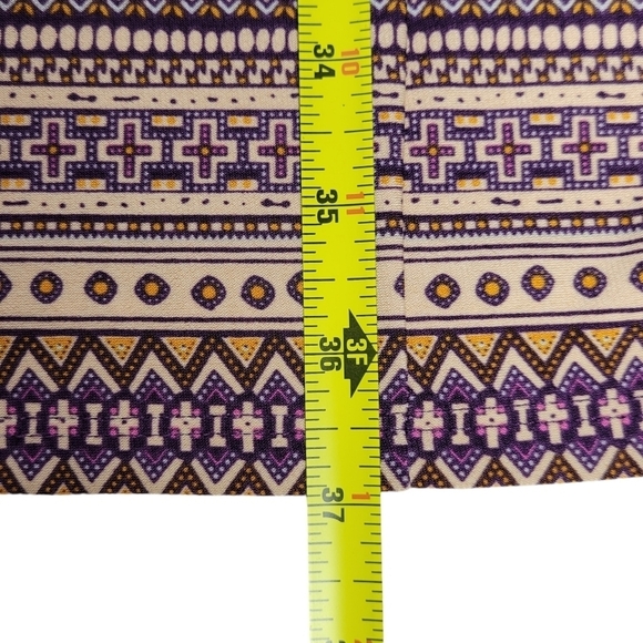 BCBGMaxAzria Dress Size M Dolman Sleeves Jersey Knit Stretchy Purple Combo New - Picture 11 of 13